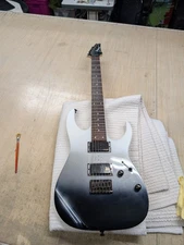 Ibanez RG421-PFM Pearl Black Fade Metallic Electric Guitar EMG 81x & 60x