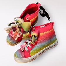 NEW Youth JOJO SIWA Nickelodeon High Top Bow Sneakers Size 3
