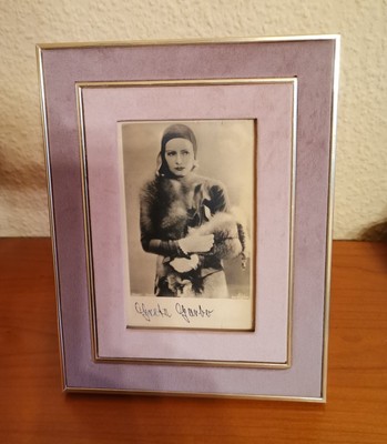 Greta Garbo, Mata Hari, Signed Autographed 6x4 Photo, Framed