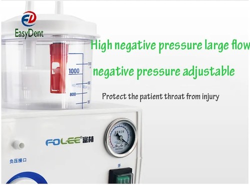 Portable Dental Vacuum Phlegm Suction Unit Electric Sputum Aspirator Apparatus - Picture 6 of 10