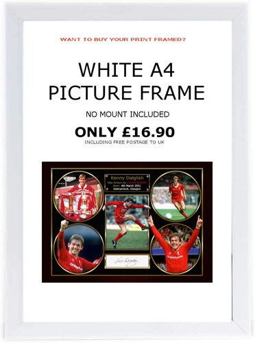 Kenny Dalglish - Liverpool FC - ORIGINAL A4 Signed PHOTO PRINT MEMORABILIA - Picture 8 of 9