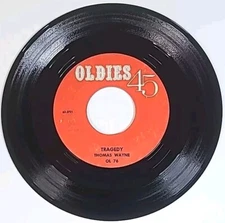 1964 Thomas Wayne 45 Vinyl, Tragedy & You're Gonna Be Waiting Oldies 45 OL 76