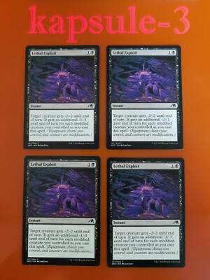4x Lethal Exploit | Kamigawa Neon Dynasty | MTG Magic Cards | eBay