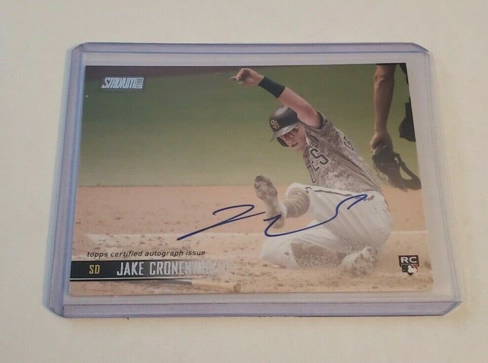 2021 Stadium Club Rookie Autograph Jake Cronenworth Padres Auto RC