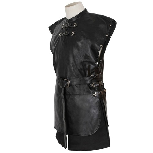 Game of Thrones Cosplay Jon Snow Costume Halloween Outfit Cloak Full Set - Picture 5 of 7