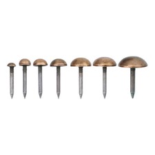 5/10Pcs Upholstery Nails Brass Antique Bronze 6-18mm for Villa/Temple Door Decor