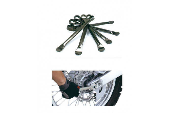 Démonte-pneu DRC 19mm pour changer une roue de moto sans effort