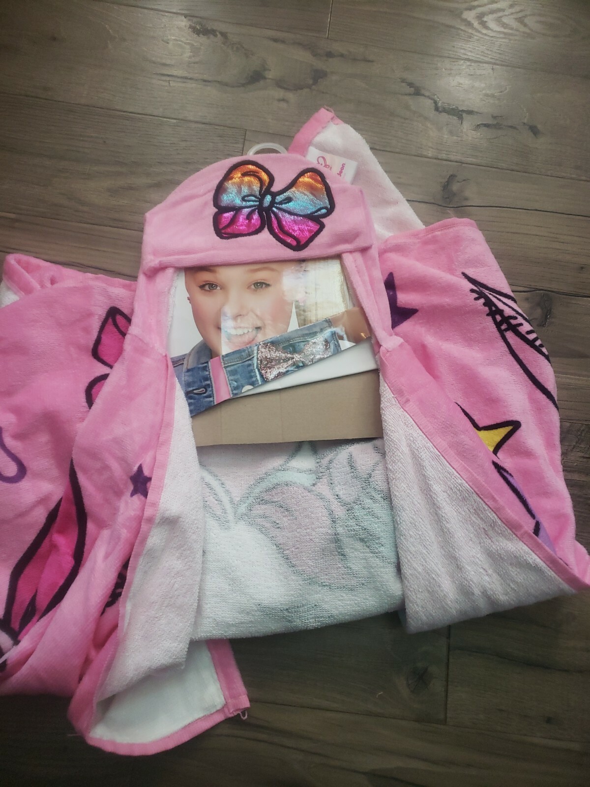 Nickelodeon Jo Jo Pink Hooded Bath Towel