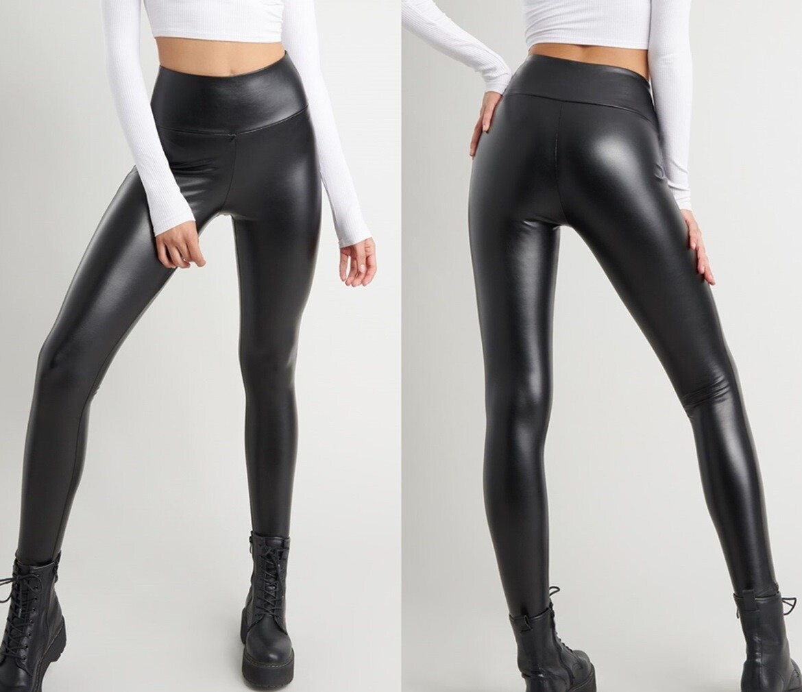 Studio Untold Damen Leggings Plus Size - High Waist Für Große Größen