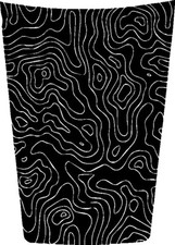 Topographical Hood Graphic Compatible With Ford Ram Chevy Toyota Trucks