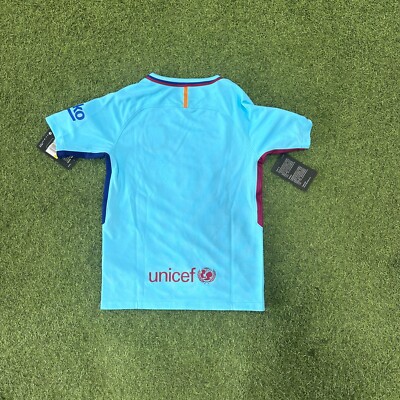 Nike Barcelona Away Youth Soccer Jersey 17/18 | eBay