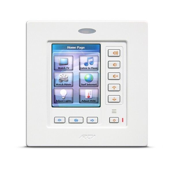 RTI RK3-V  In-Wall Touchpanel Keypad, White