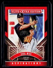 2015 Panini Elite Extra Edition #123 Carl Wise Aspirations Die Cut #/200