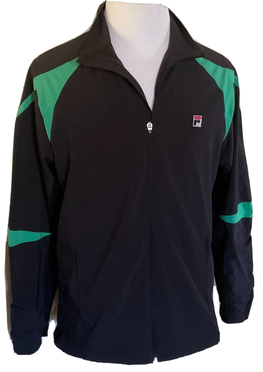 FILA 90年代　track jacket Vintage Fila Track Jacket Mens Medium Blue Athletic Full Zip