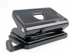 Image of Rapesco PF810MB1 810 2-Hole Metal Punch with 12 Sheets Capacity, Black