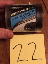 POWERFIT 15 AMP TO 30 AMP RV OUTLET ADAPTER