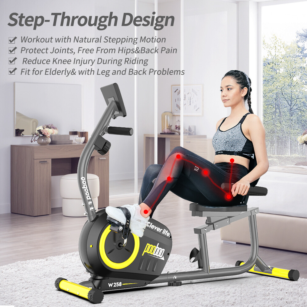 Magnetic Recumbent Exerpeutic Therapeutic Fitness Elliptical