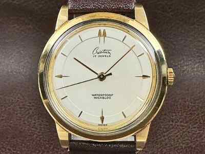 Creation Monoblock Gehäuse 10KGP Swiss Made 10KGP 17 Juwelen Manuell 35Mm Herren