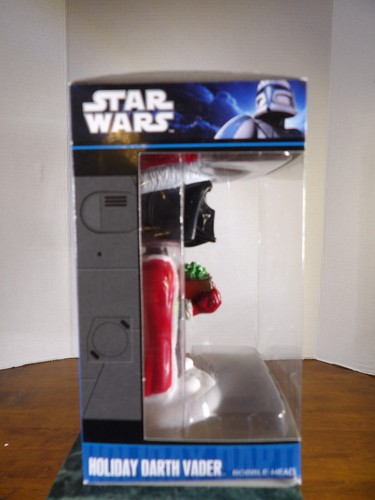 New Funko Wacky Wobblers Star Wars Holiday Darth Vader Bobblehead 2010 - Picture 2 of 7