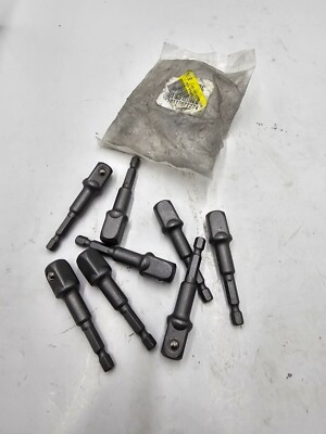 ( QTY 8) TEMO  1/2 Inch Power Socket Extension Adapter Bit Assembly