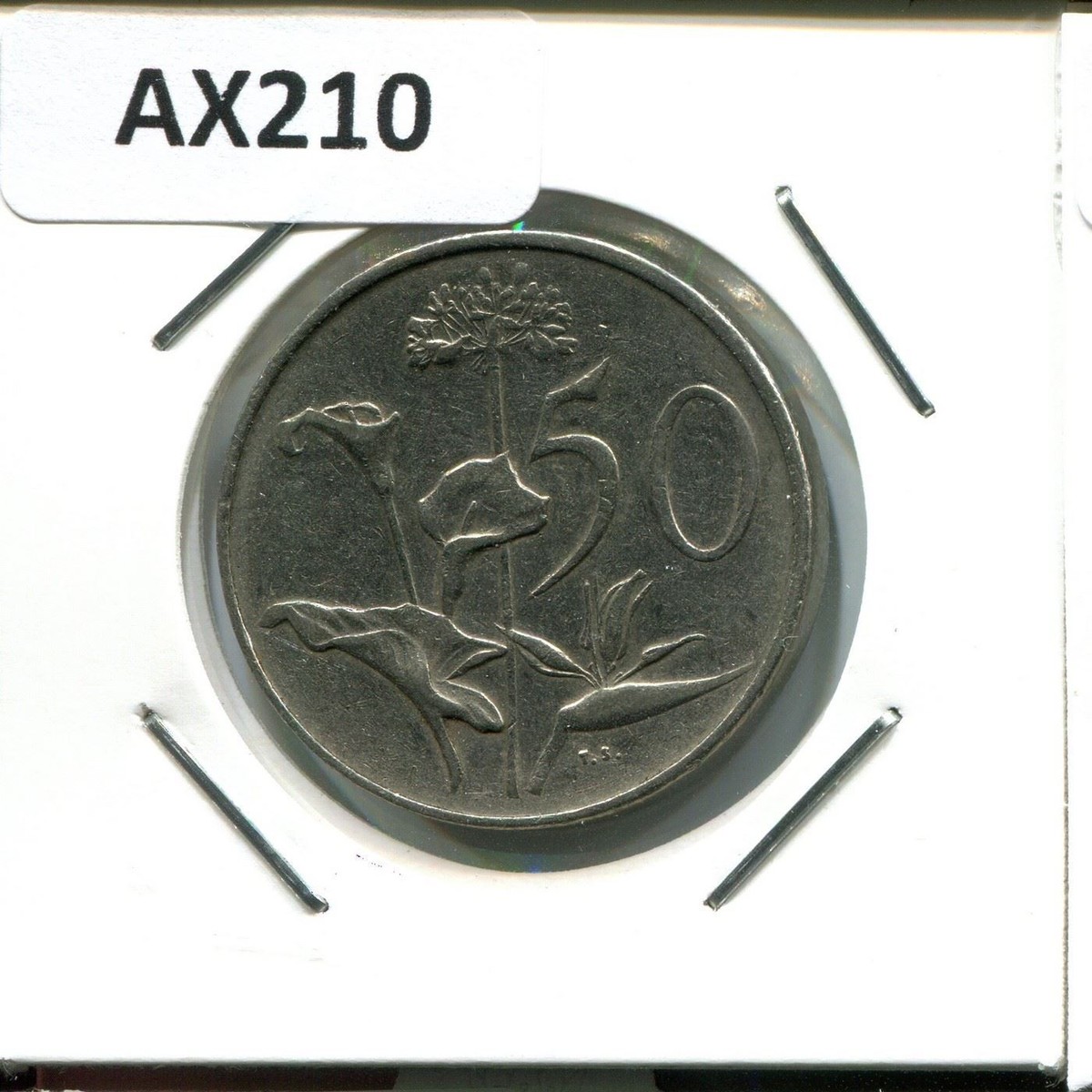 cota　50本 50 CENTS 1976 SOUTH AFRICA Coin #AX210U | eBay