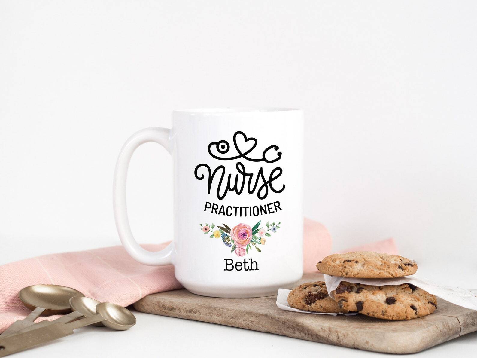 Personalized Nurse Practitioner Mug Custom Np Gift Nurse Practitioner Gift Dnp