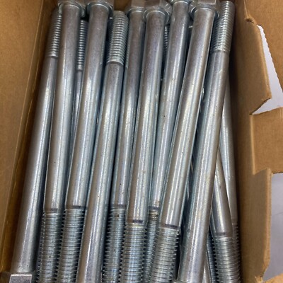 LOT OF 16  ELCO HEX BOLTS GRADE 2 COARSE-13 STEEL-ZINC  1/2'' x 4-1/2'' (NO BOX) 
