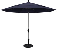 Richmond Hill 11 Ft Patio Umbrella In Spectrum Denim Blue For Sale Online Ebay
