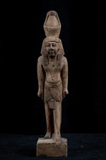 RARE ANTIQUE ANCIENT EGYPTIAN Statue Old  Pharaonic King Ramses Standing Stone