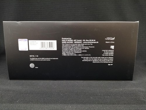 Minichamps Bmw M4 2020 Gray Metallic 1/18 Scale Mini Car - Picture 12 of 12