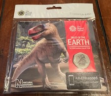 COLOURED Megalosaurus 2020 BU 50p Fifty Pence Uncirculated Coin Pack