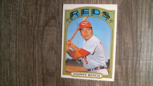 ⚾ Carte Baseball Johnny Bench #433 Topps 1972 - Near Mint - Collection