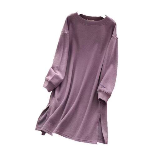 Plus Size Women Pajamas Nightgown Long Sleeve Sleepwear Sleep Dress Nightshirt - Picture 7 of 13