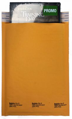 #0 Bubble Lite 6x10 Kraft Bubble Mailers Padded Envelopes Bags DVD 100 To 1000