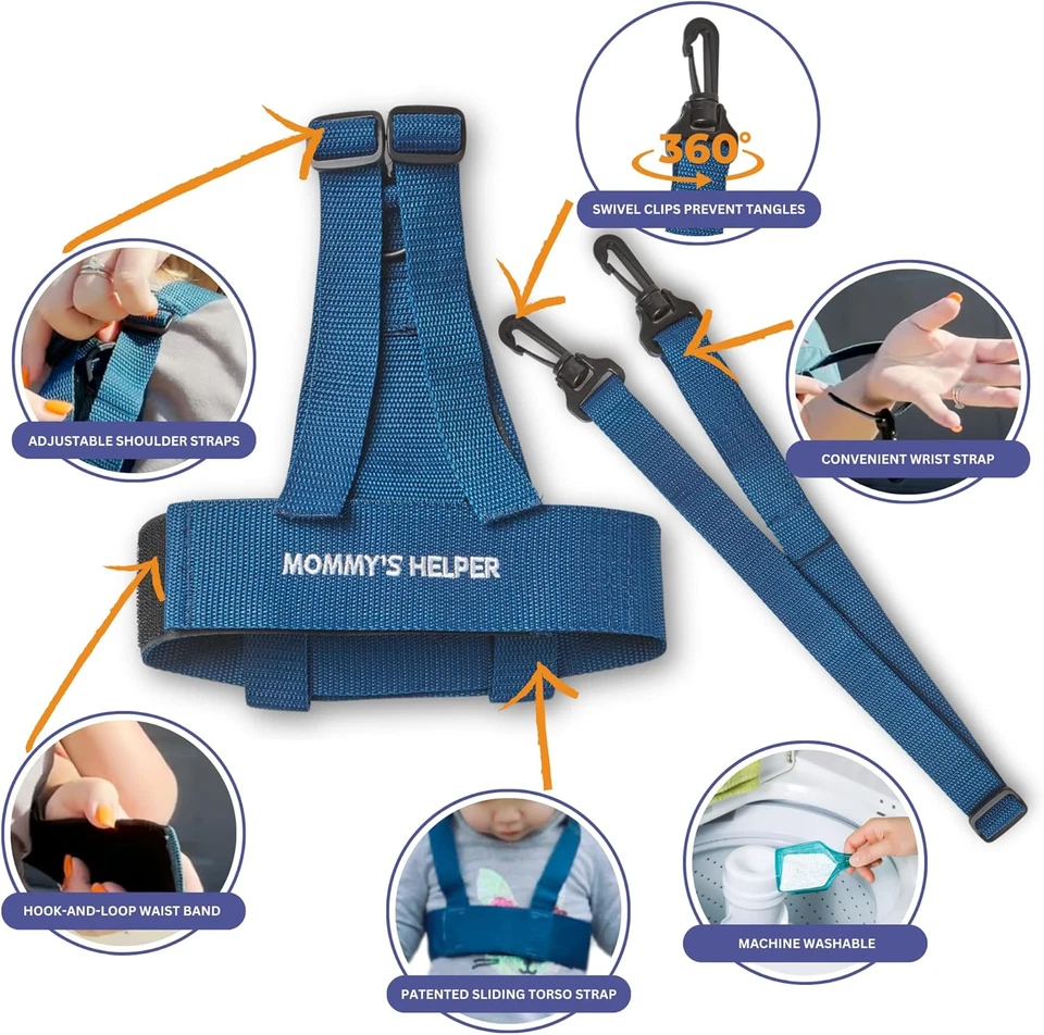 Поводок и ремень безопасности для детей ясельного возраста — держите детей и младенцев близко — мягкие  - Изображение 4 из 4