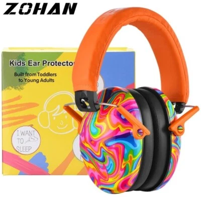 EXPROTAS ZOHAN Kids Ear Protection Earmuffs Safety Hearing Ear Defender Noise Reduction