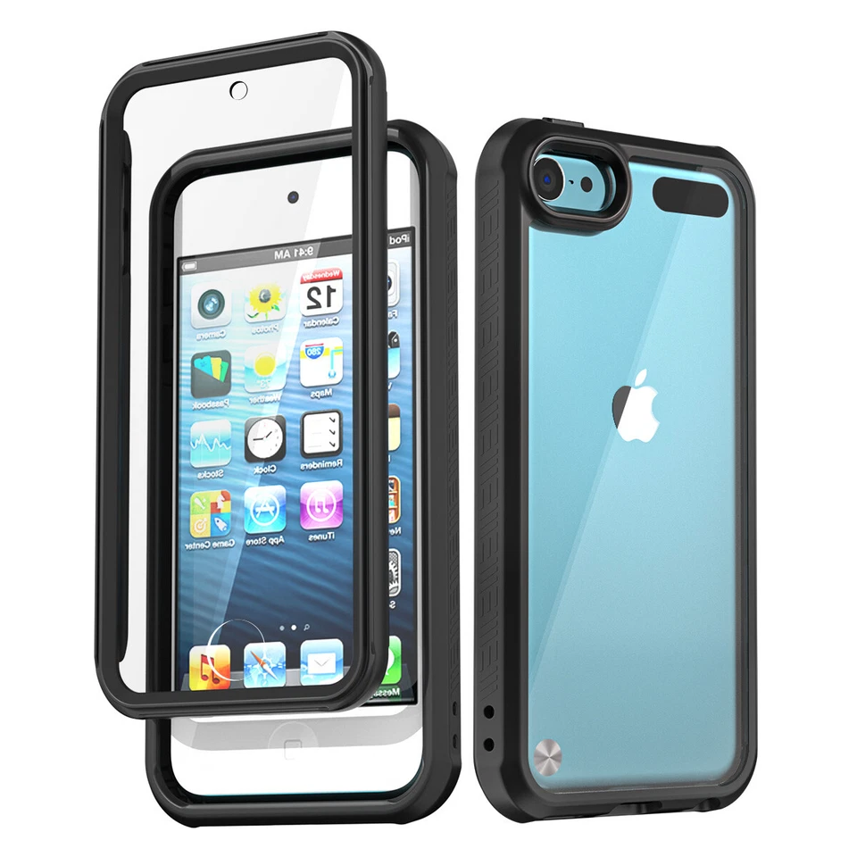 For Apple iPod Touch 7th/6th/5th Generation Case Shockproof Heavy Duty Cover blk - Image 3 of 4