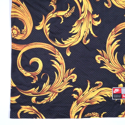 SUPREME x NIKE FOAMPOSITE BASKETBALL JERSEY MENS M BLACK GOLD SS14 - Imagen 6 de 19