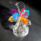 GANZ Rainbow Starburst Crystal Window Suncatcher Display w hanger