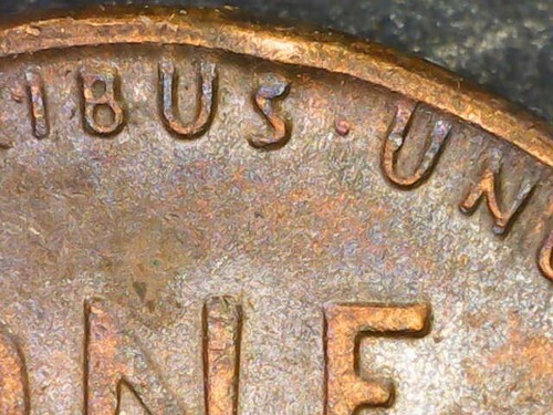 1952-P Lincoln Wheat Cent Die Break / Cracks error coin #110 - Picture 13 of 19