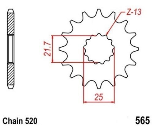 Pignon 15 Dents Pas 520 Idéal Rénovation Yamaha YZ 400 F 98-99