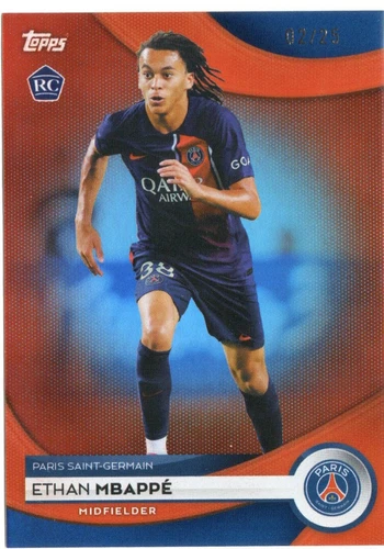 Paris Saint-Germain PSG Team Set 2023/24 Chase PARALLEL Ethan Mbappe #02/25