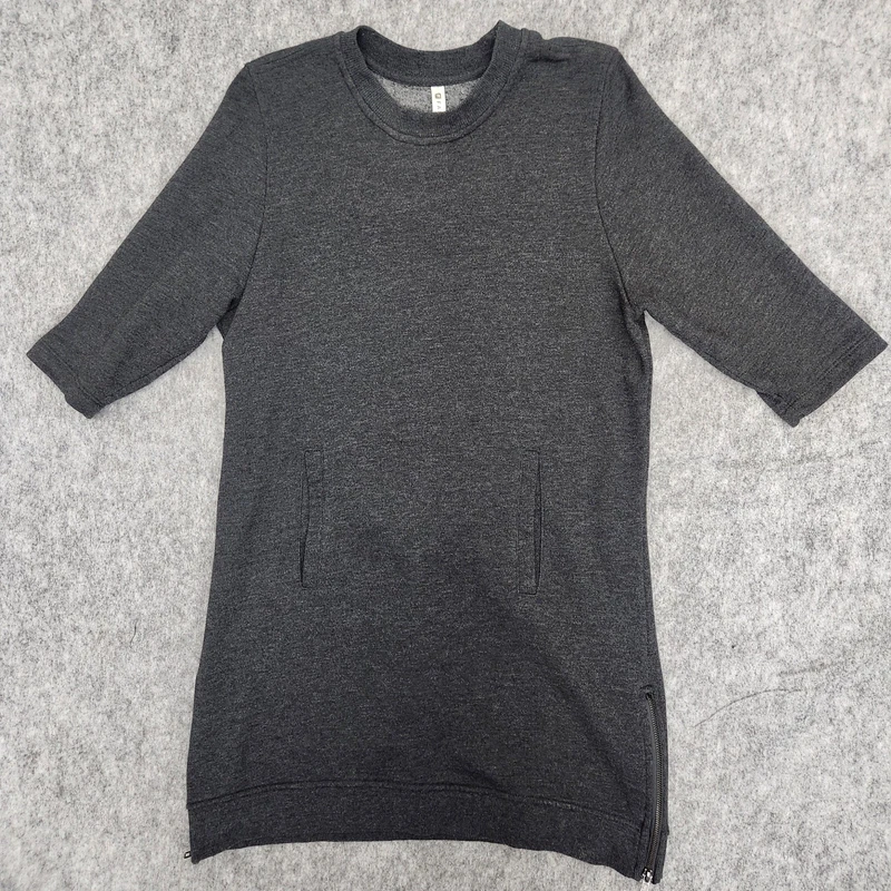fabletics elena mini ribbed pockets side zipper sweatshirt