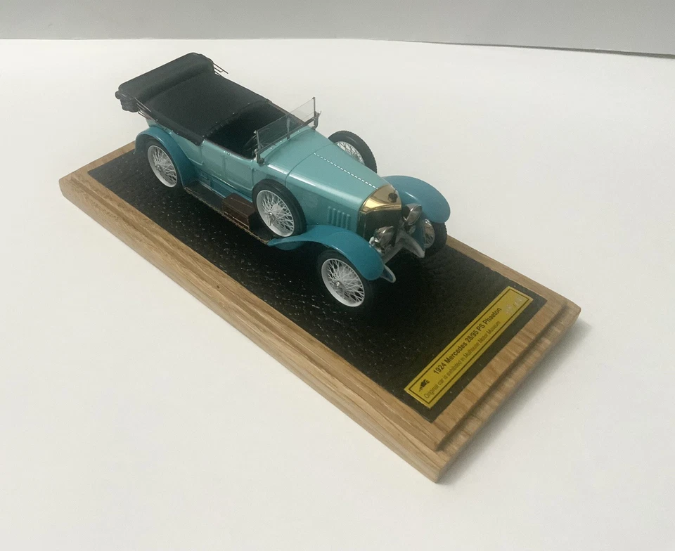 1/43 EMC 1924 Mercedes 28/95 PS Phaeton open two tone green - Image 2 of 4