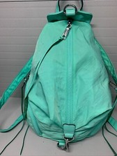 Rebecca Minkoff Julian Backpack Olive Green Nylon Utility Bag Silver Hardware Good Neighbour | Rebecca Minkoff Julian Nylon Backpack (Olive) main image 4