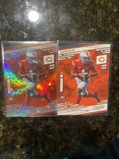 Justin Fields 2021 Prestige NFL 203 RC Xtra Points Astral Parallel + Base