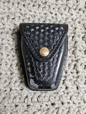 Vintage Leather Handcuff Case Holder Pouch Belt Gear Police
