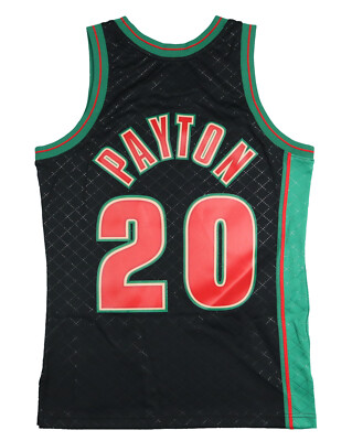【希少】NBA SONICS PAYTON ユニフォーム Gary Payton Seattle Supersonics Mitchell & Ness NBA Swingman