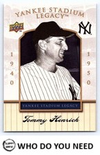 Tommy Henrich  2008  UD Yankee Stadium Legacy Final Season Box Set #18