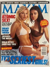 Very Rare MAXIM October 2002 Mila Kunis Elisha Cuthbert TV's Sexiest Girls  VGC